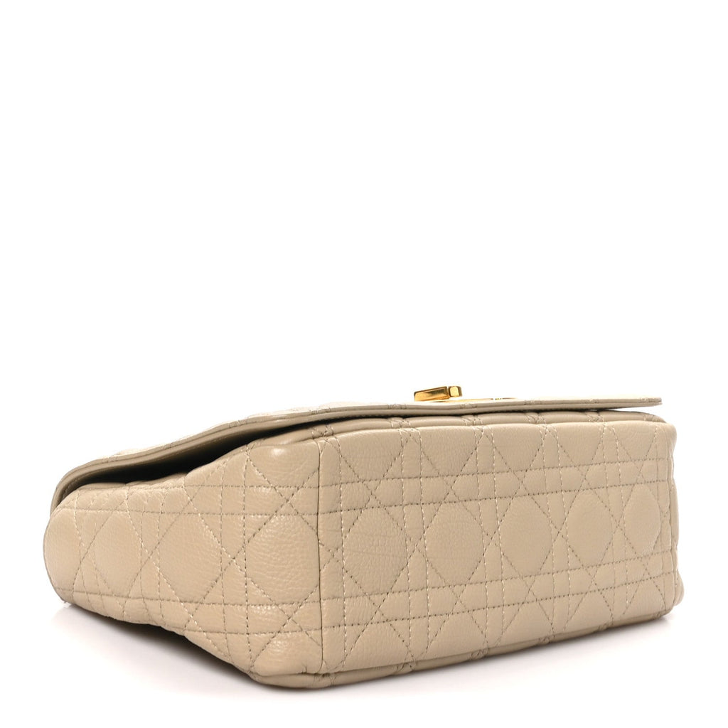 Supple Calfskin Cannage Medium Caro Bag Beige wholesalehk.shop