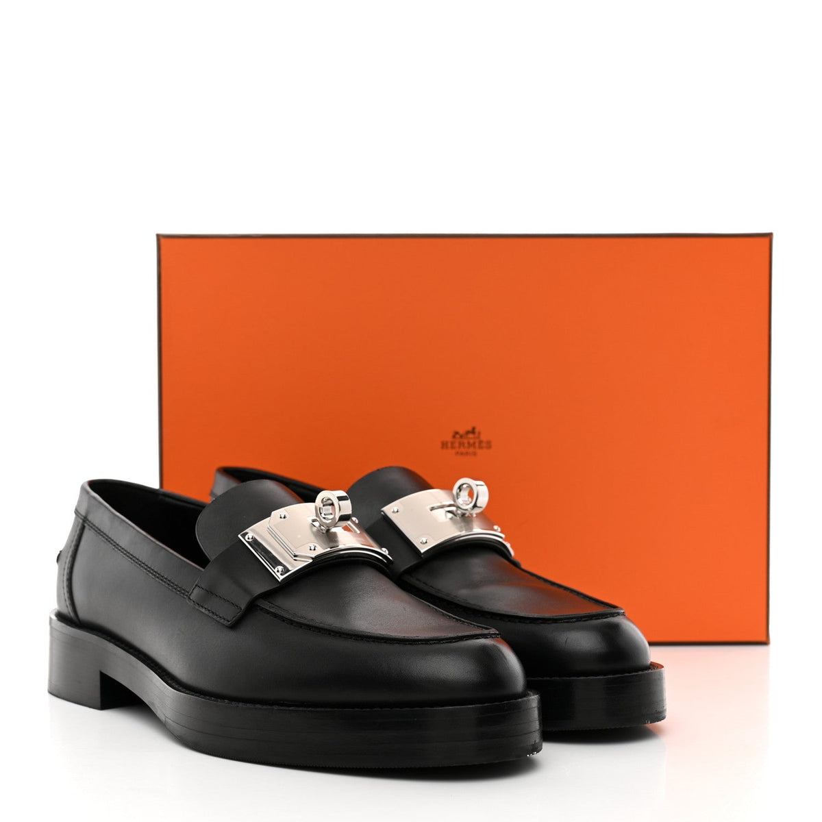 Calfskin Womens Hot Loafer 38 Black wholesalehk.shop