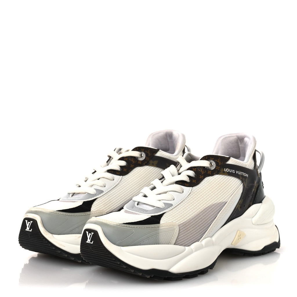 Monogram Calfskin Run 55 Sneakers 38 White £¨ Direct shipment via from wholesalehk.shop