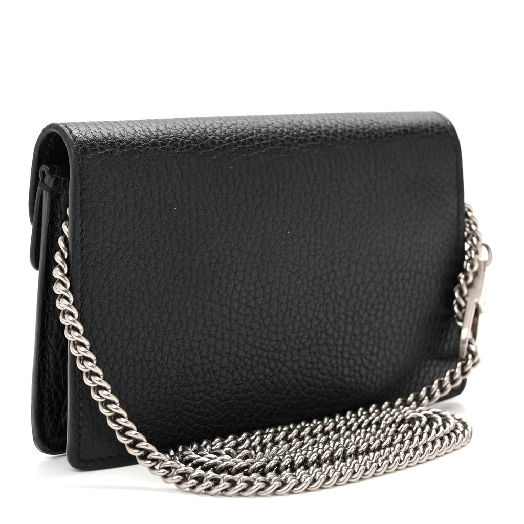 Calfskin Super Mini Dionysus Shoulder Bag Black wholesalehk.shop