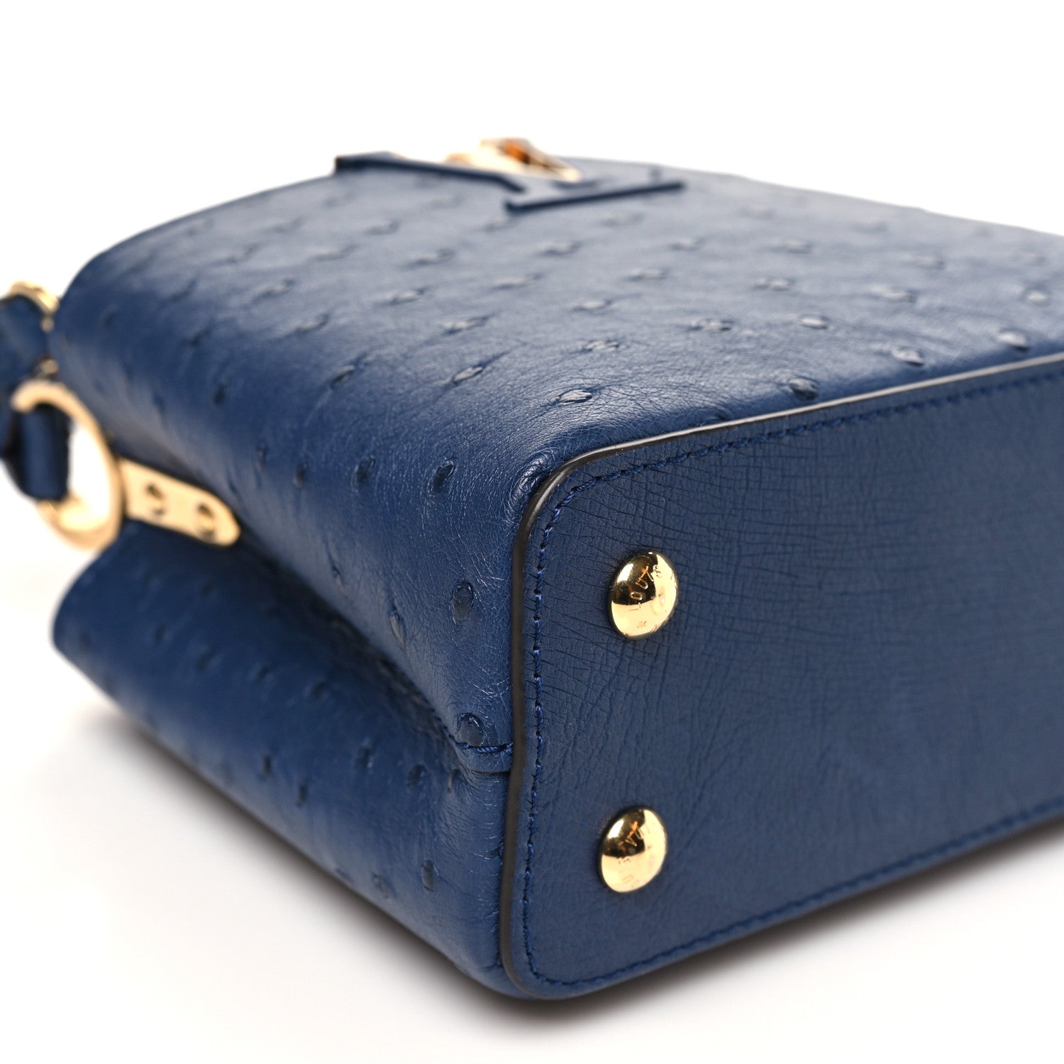 Ostrich Capucines Mini Indigo £¨ Direct shipment via from wholesalehk.shop