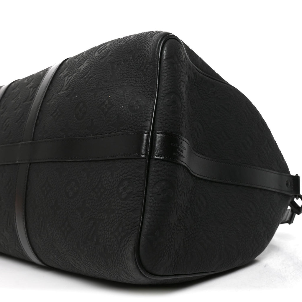Taurillon Monogram Keepall Bandouliere 50 Black wholesalehk.shop