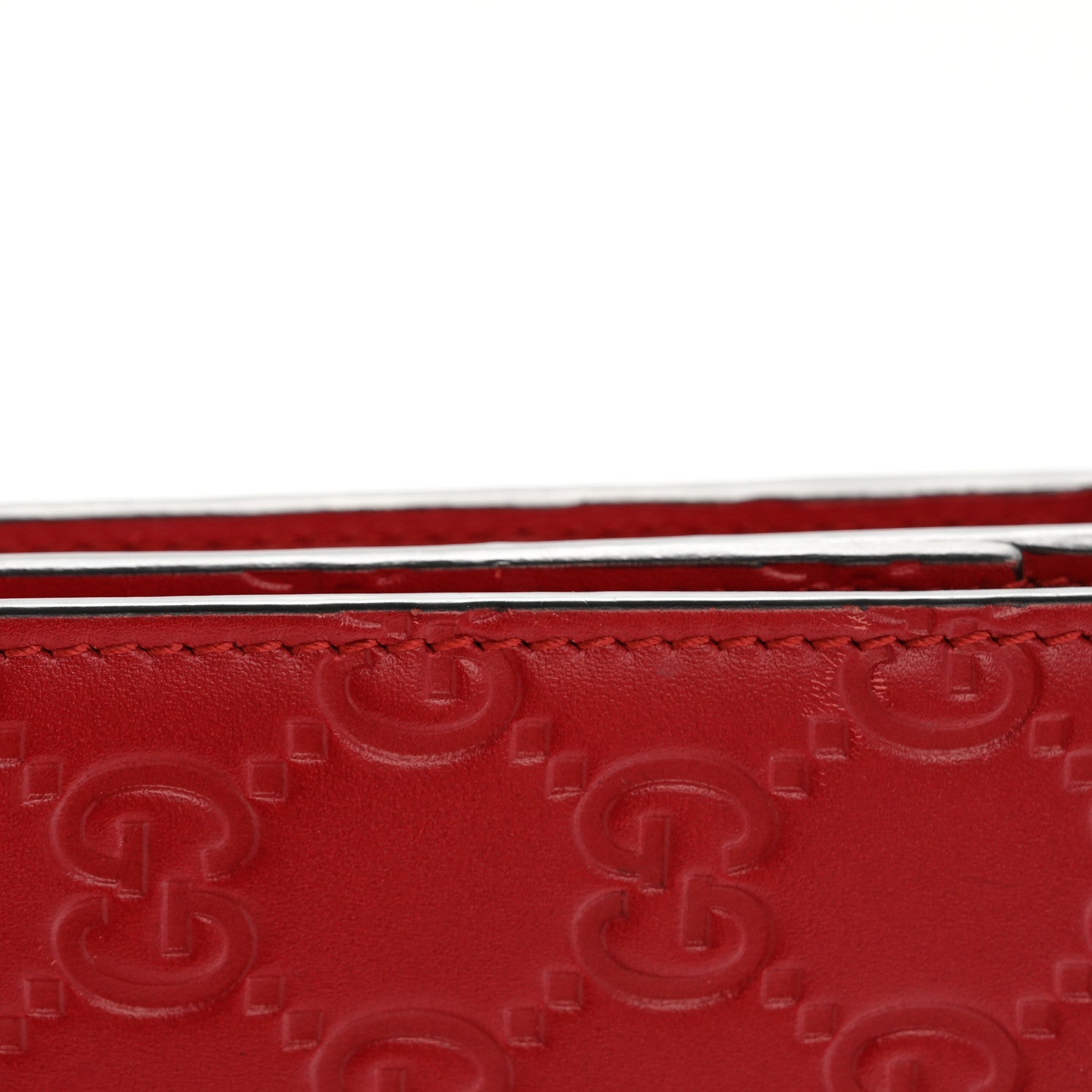 Guccissima Signature Bowy Chain Wallet Hibiscus Red £¨ Direct shipment via from wholesalehk.shop
