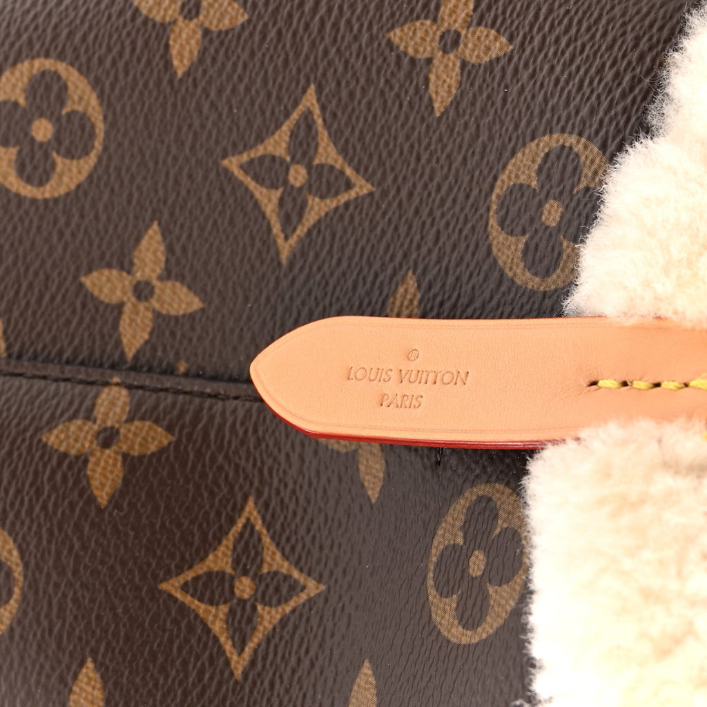 Monogram Shearling Cozygram Neonoe BB £¨ Direct shipment via from wholesalehk.shop