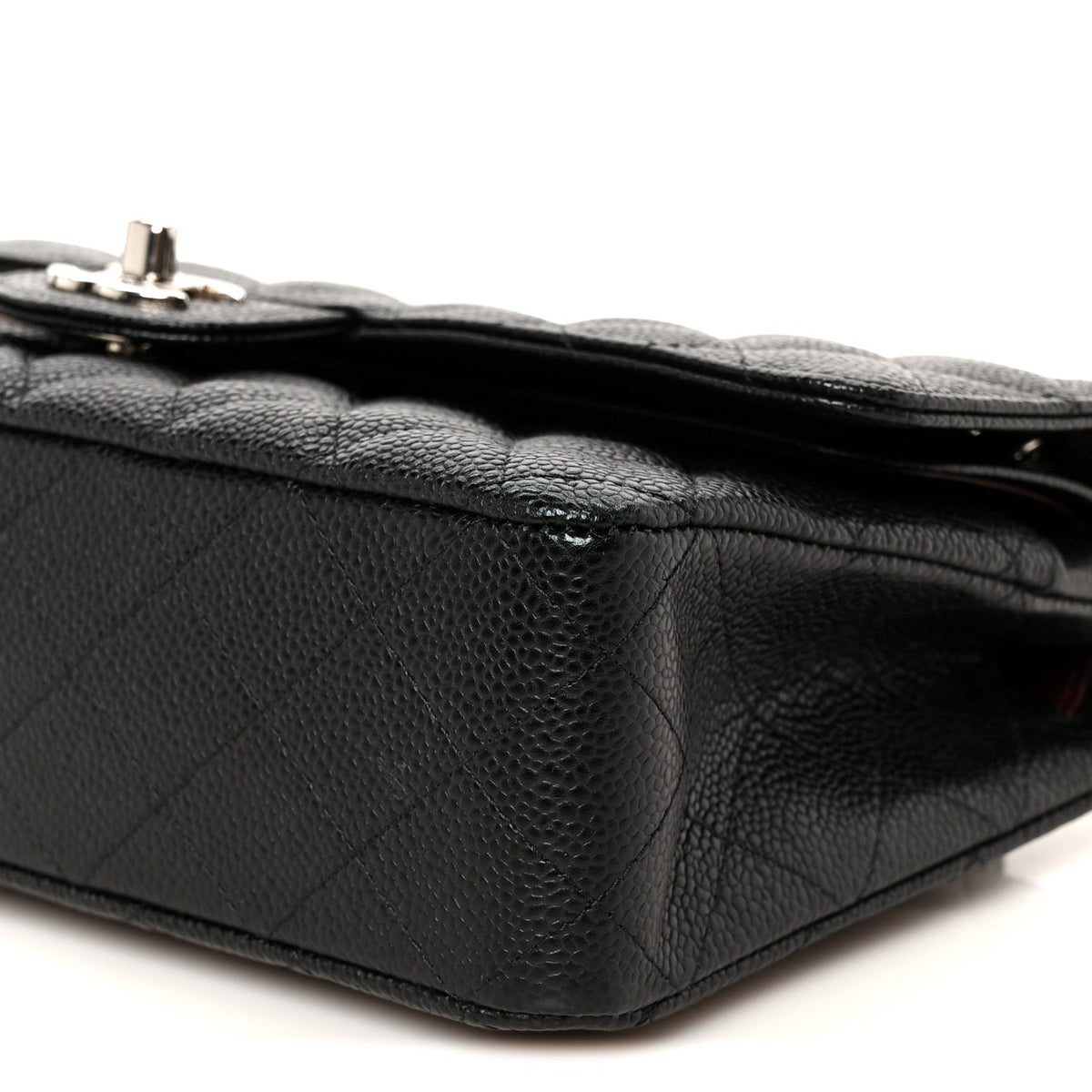 Caviar Quilted Medium Double Flap Black wholesalehk.shop