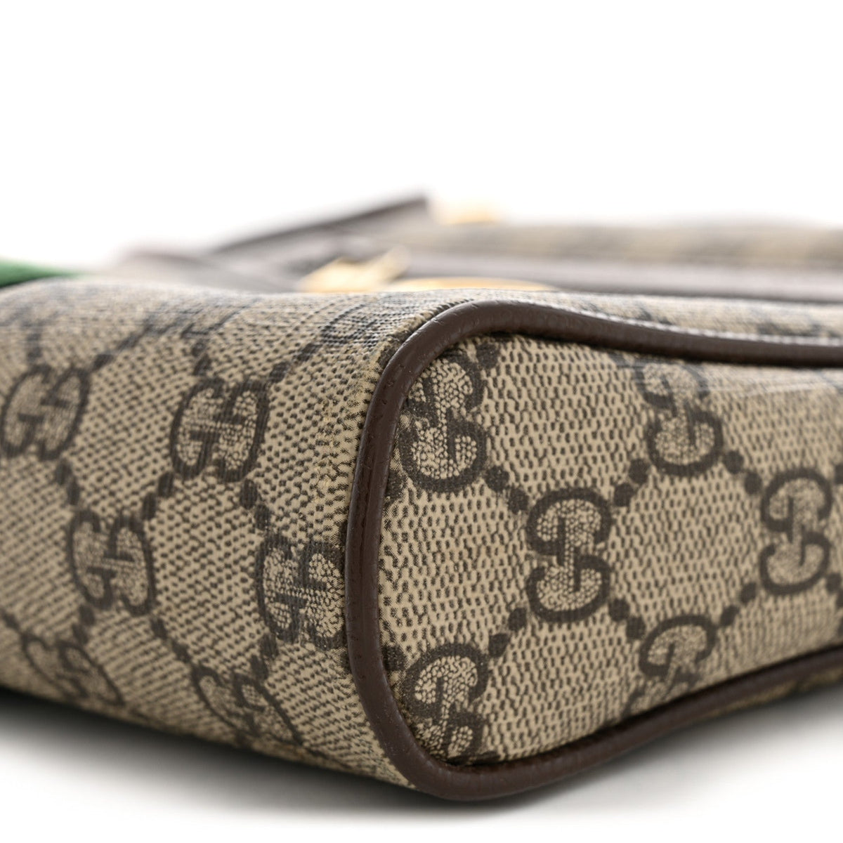 GG Supreme Monogram Web Small Ophidia Messenger Bag Brown wholesalehk.shop