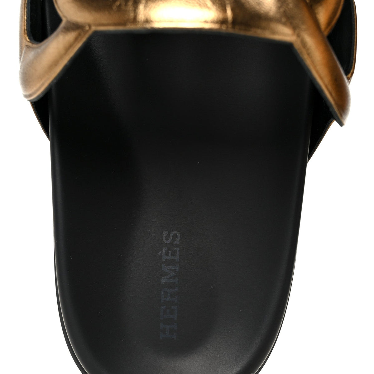 Metallic Nappa Extra Sandals 40 Black Gold wholesalehk.shop