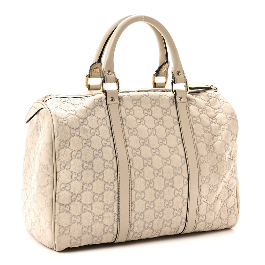 Guccissima Medium Joy Boston Off White £¨ Direct shipment via from wholesalehk.shop