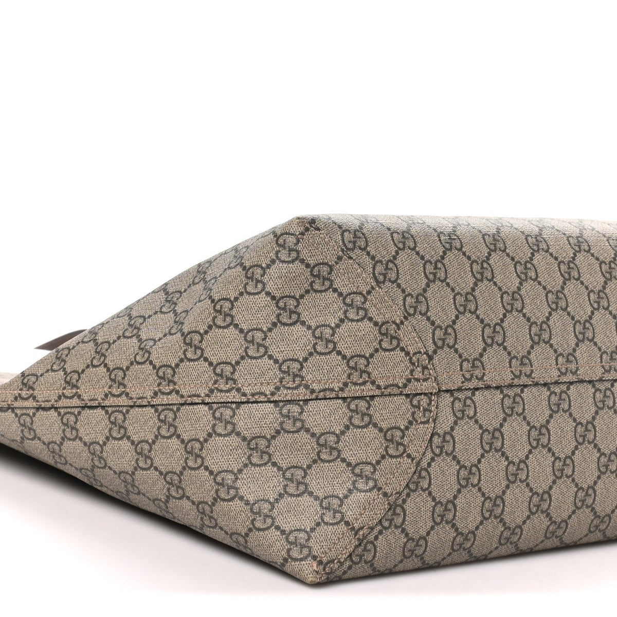 GG Supreme Monogram Medium Ophidia Shopping Tote Ebony wholesalehk.shop