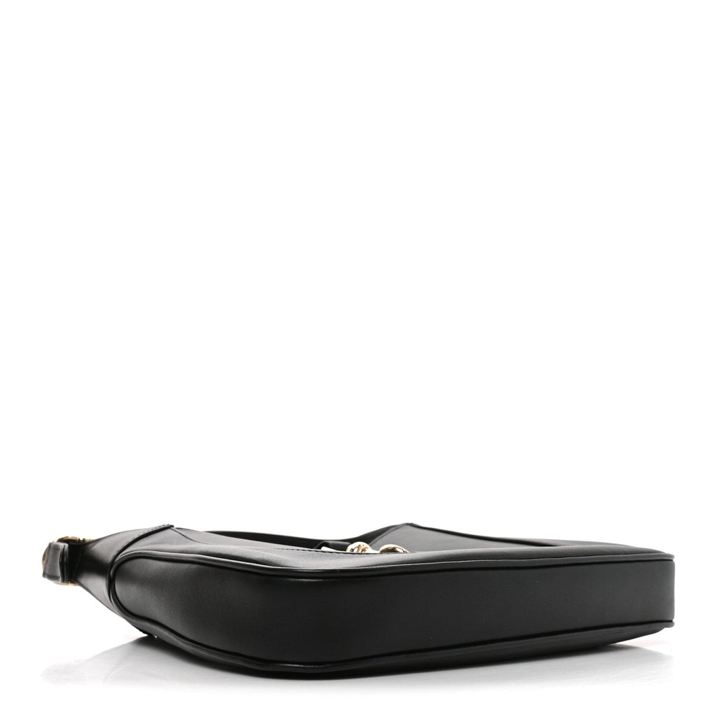Calfskin Small Jackie Shoulder Bag Black £¨ Direct shipment via from wholesalehk.shop