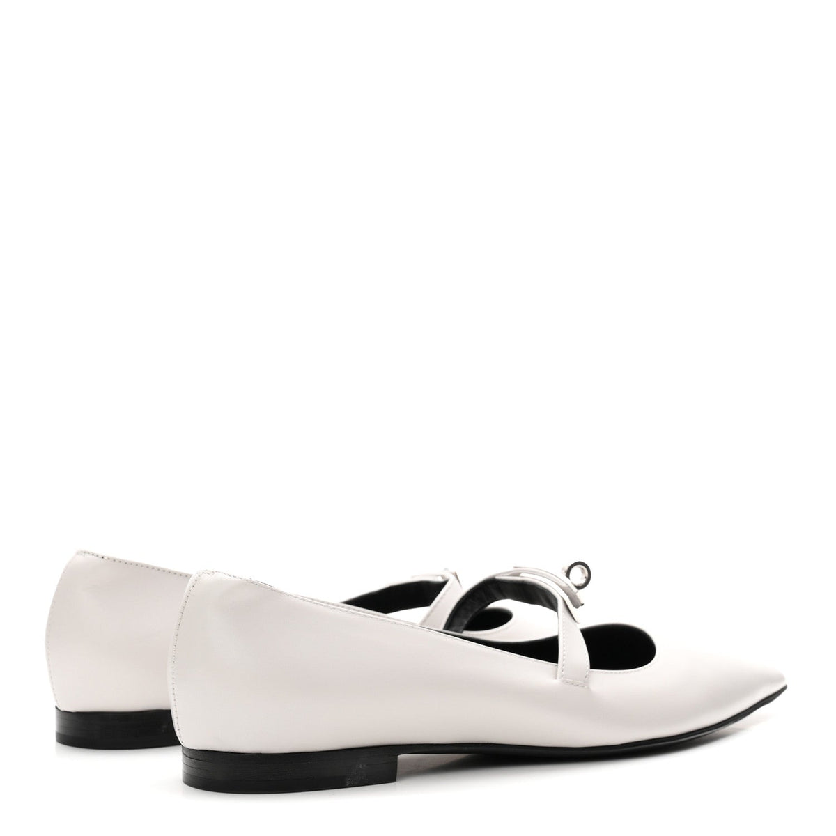 Calfskin Kelly Ballet Flat 38 Gris Clair wholesalehk.shop