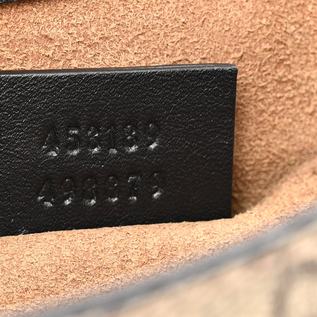 GG Supreme Monogram Web Medium Padlock Messenger Shoulder Bag Black £¨ Direct shipment via from wholesalehk.shop