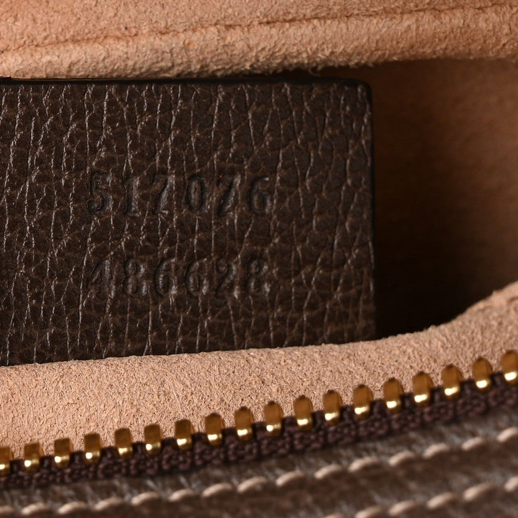 GG Supreme Monogram Web Small Ophidia Belt Bag 85 34 Dark Brown wholesalehk.shop