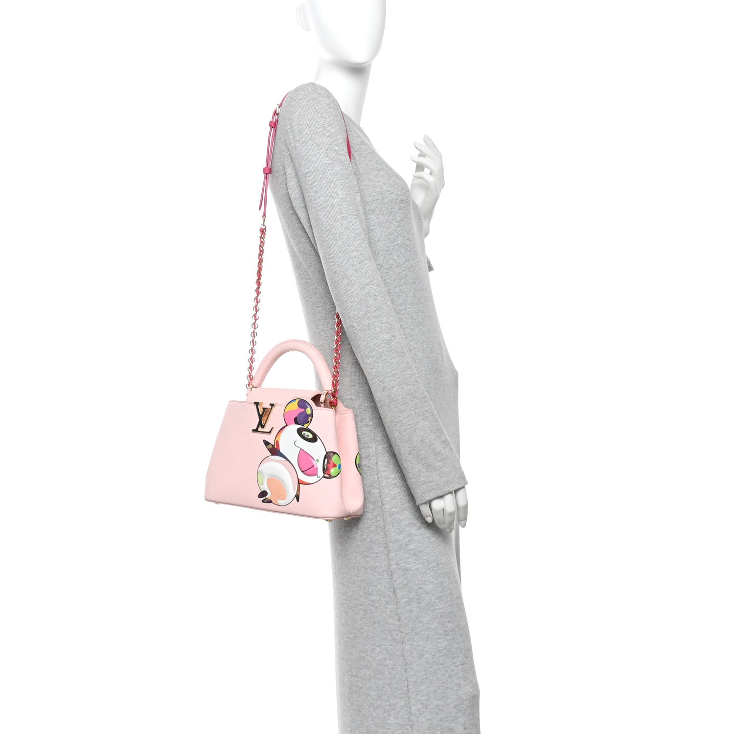LV X TM Taurillon Superflat Panda Capucines BB Opal Pink £¨ Direct shipment via from wholesalehk.shop