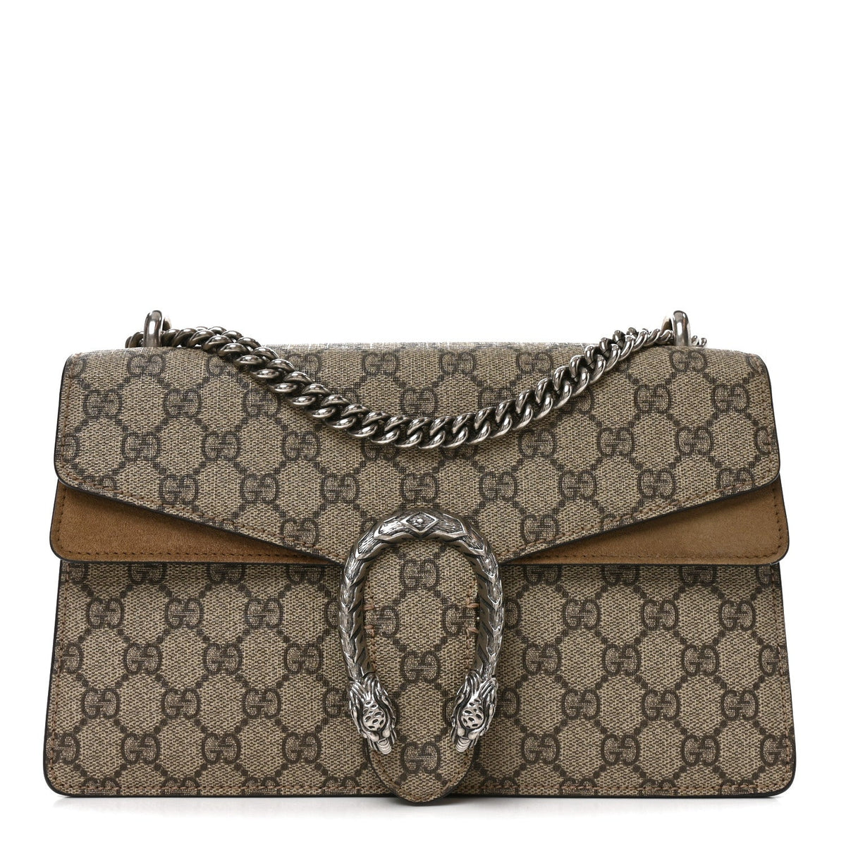 GG Supreme Monogram Small Dionysus Shoulder Bag Taupe wholesalehk.shop