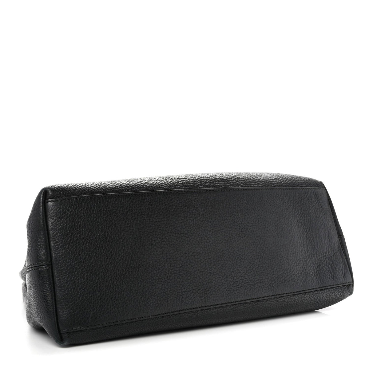 Pebbled Calfskin Medium Soho Chain Shoulder Bag Black wholesalehk.shop