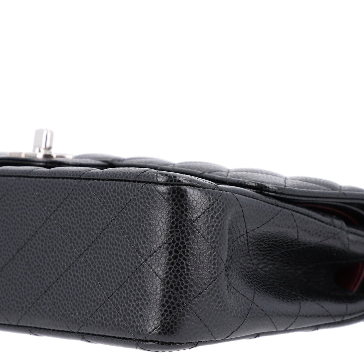 Caviar Quilted Medium Double Flap Black wholesalehk.shop