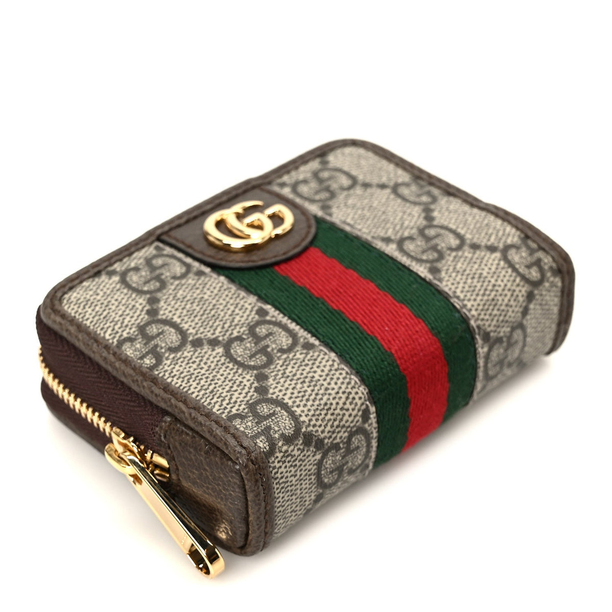 GG Supreme Monogram Web Ophidia Playing Card Case Beige New Acero wholesalehk.shop