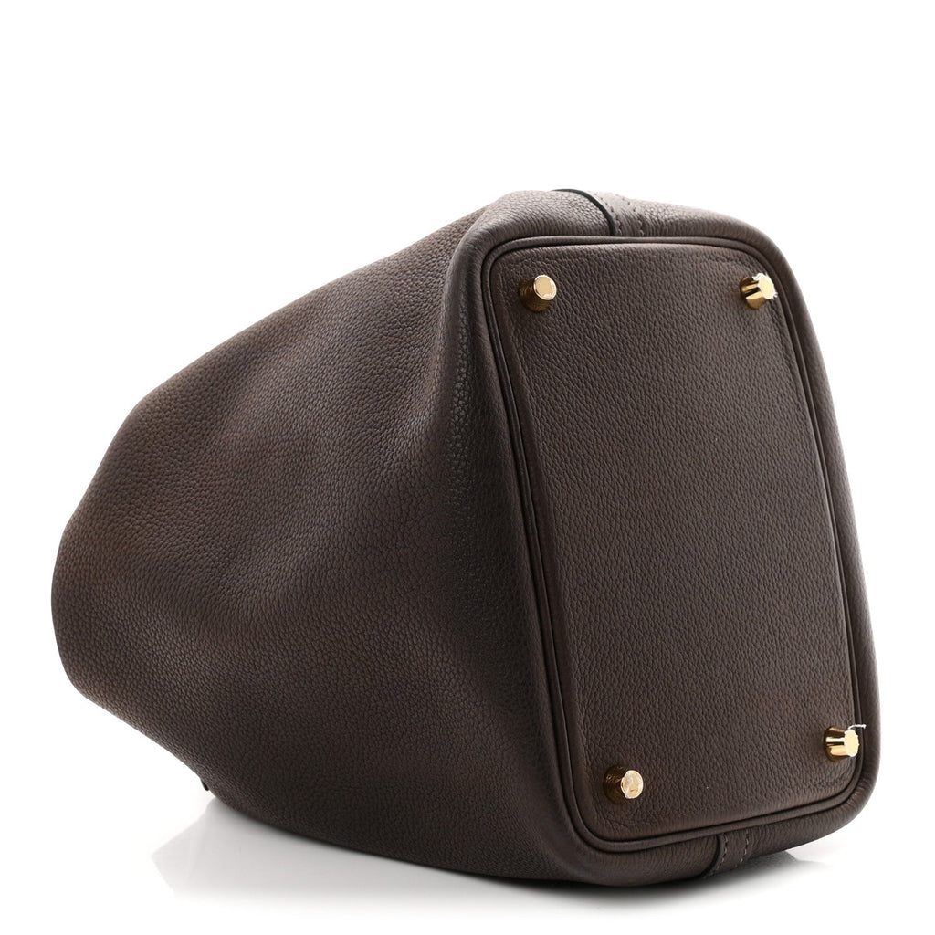 Taurillon Clemence Picotin Lock 18 PM Ebene £¨ Direct shipment via from wholesalehk.shop