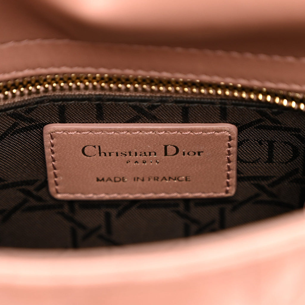 Lambskin Cannage Mini Lady Dior Fard wholesalehk.shop