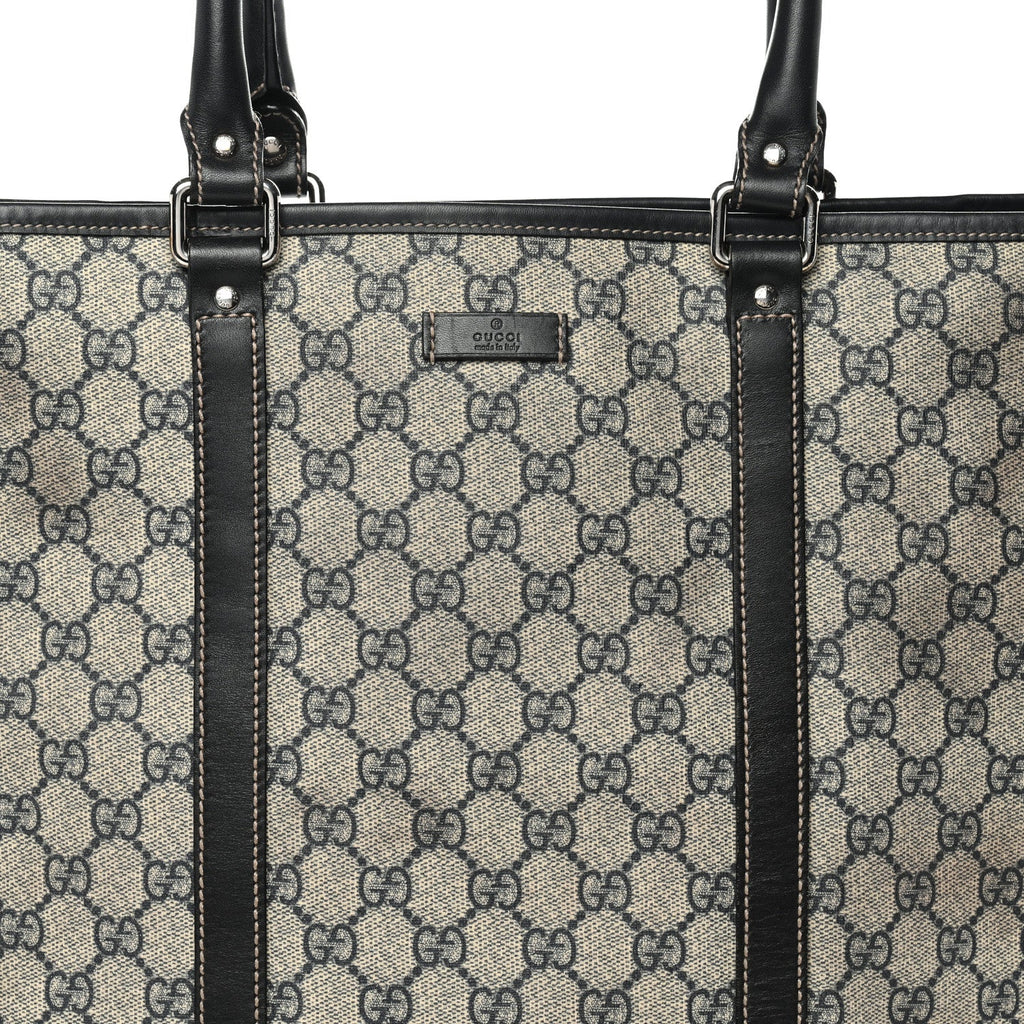 GG Plus Monogram Joy Vertical Tote Navy wholesalehk.shop