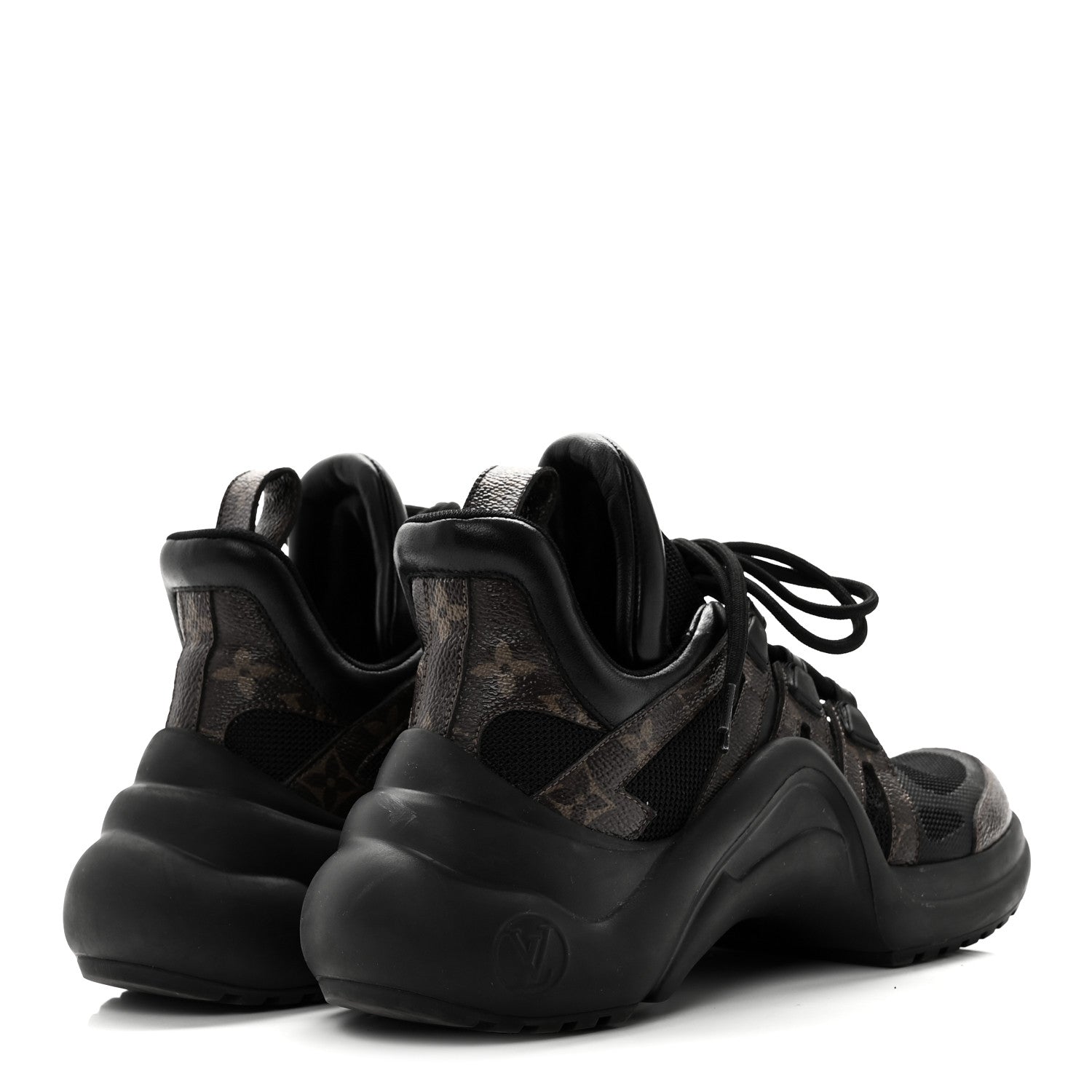 Calfskin Patent Monogram LV Archlight Sneakers 38 Black £¨ Direct shipment via from wholesalehk.shop