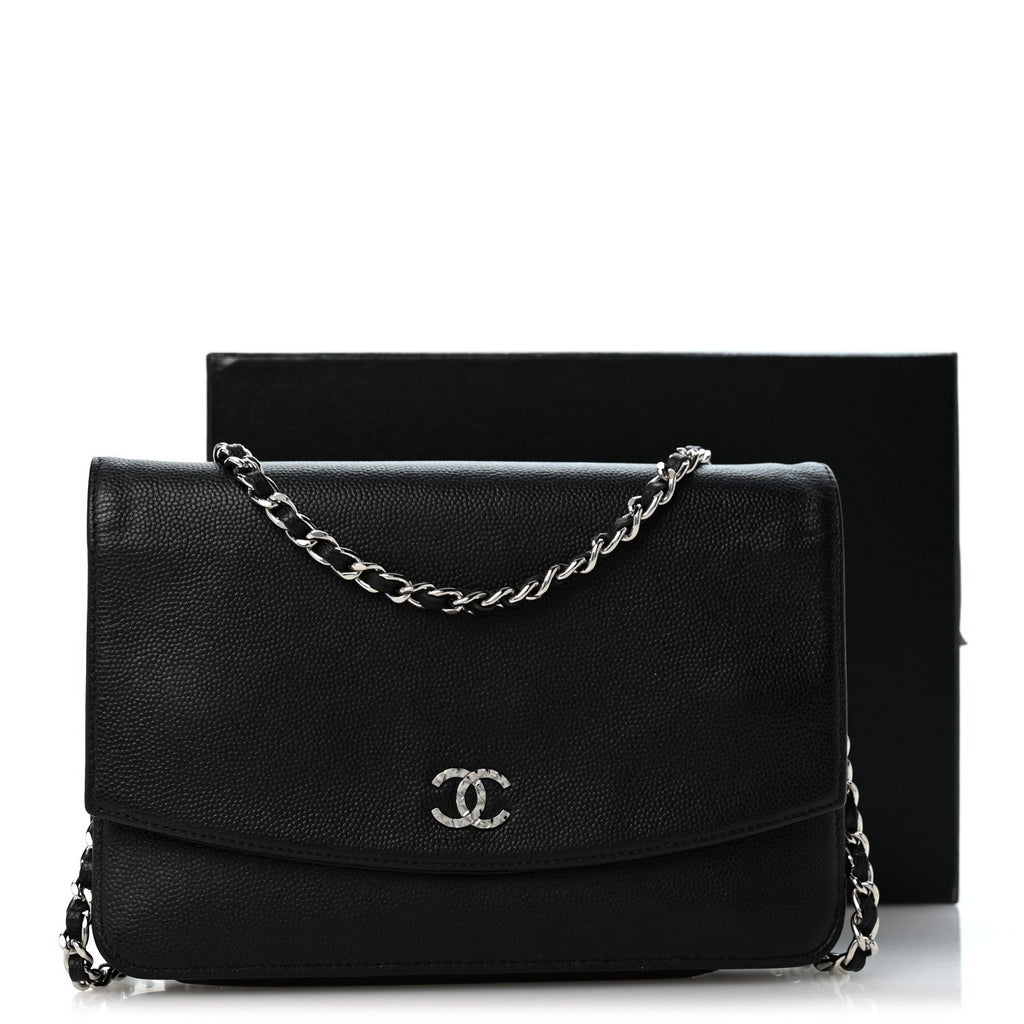 Caviar Sevruga Wallet on Chain WOC Black wholesalehk.shop