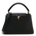 Taurillon Capucines PM Black £¨ Direct shipment via from wholesalehk.shop