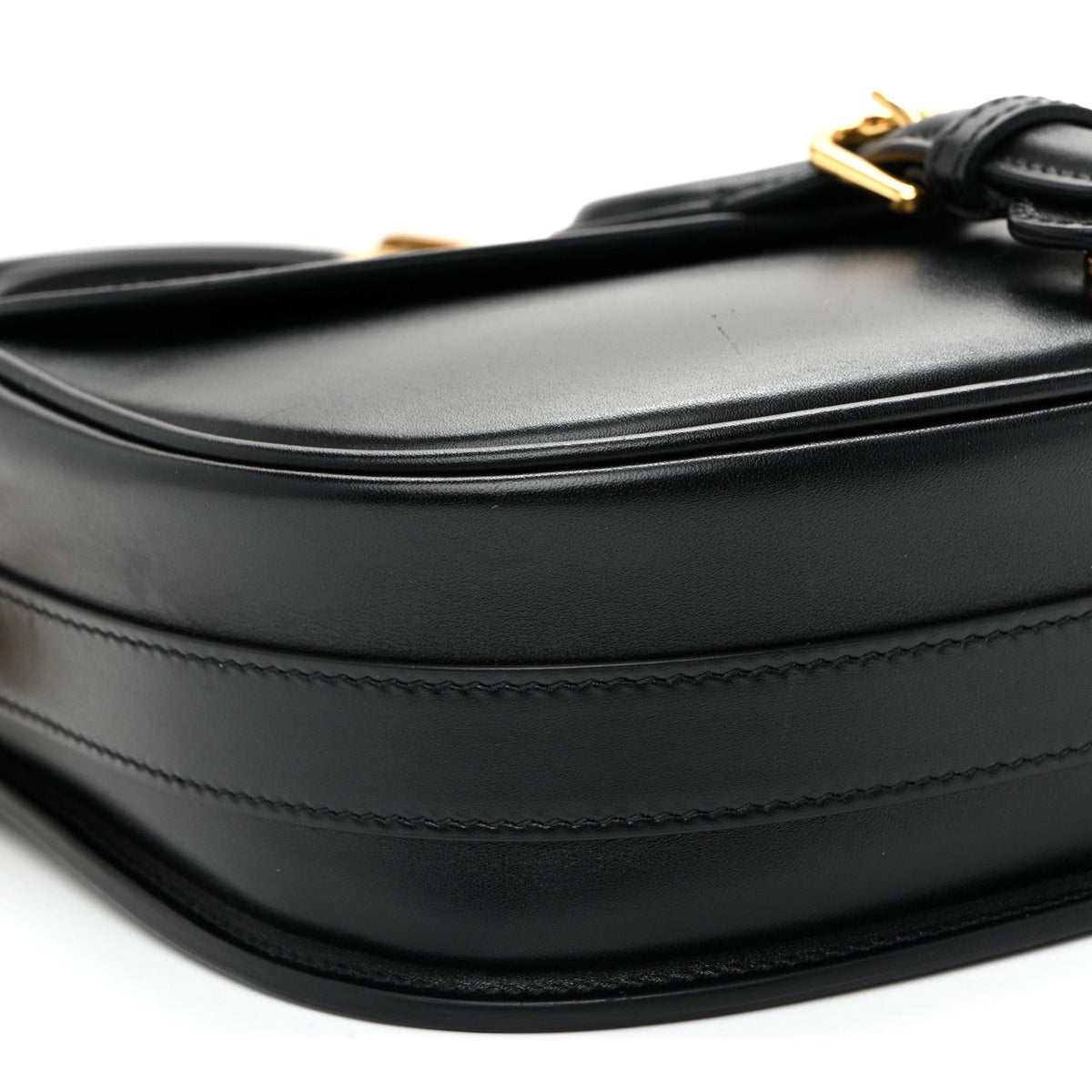 Box Calfskin Medium Bobby Flap Black wholesalehk.shop