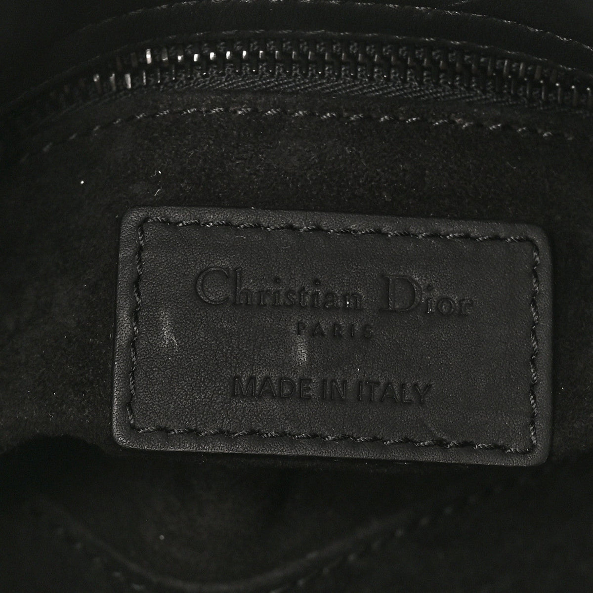 Ultra Matte Calfskin Cannage Mini Lady Dior Black wholesalehk.shop
