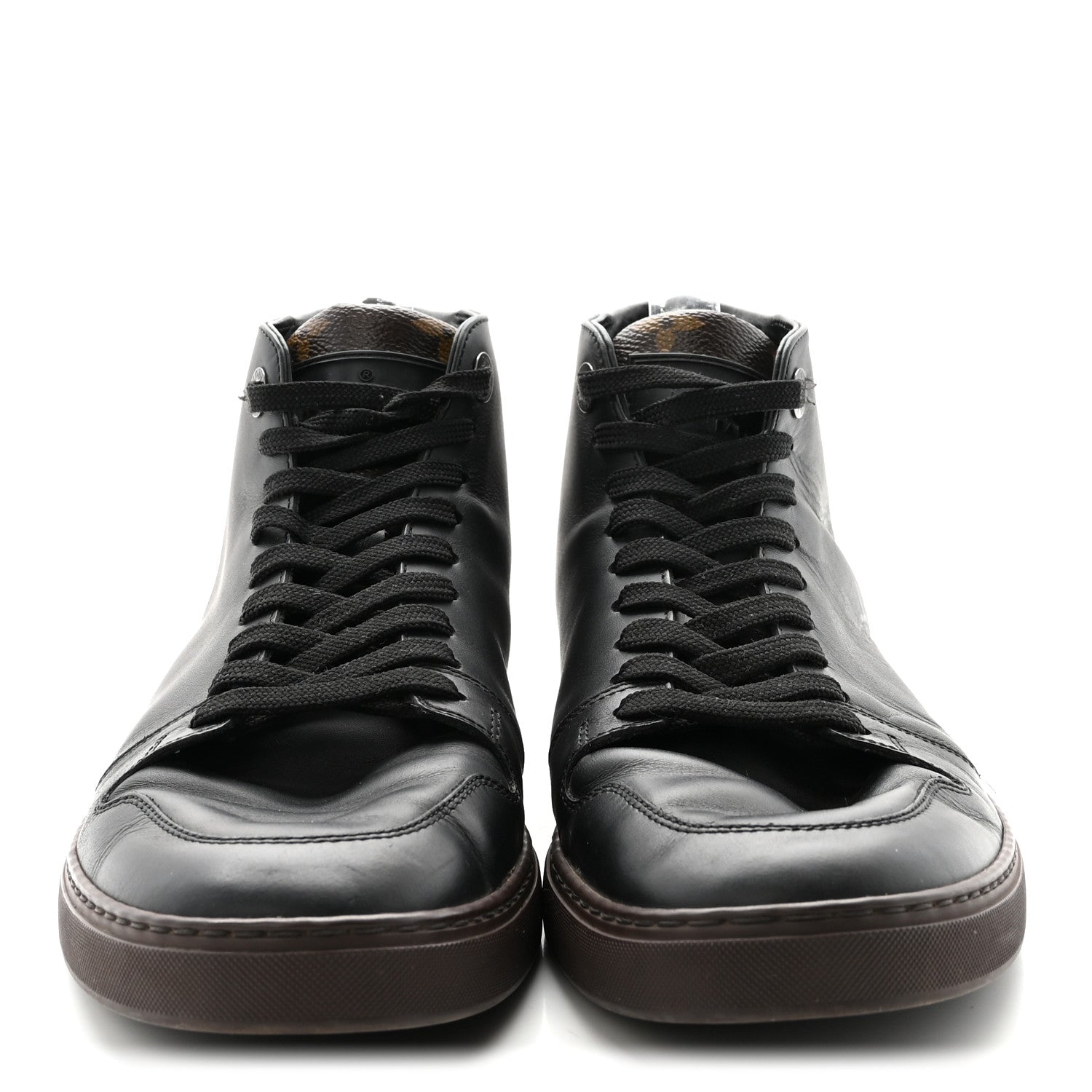 Calfskin Monogram Line-Up Sneaker Boot 6 Black £¨ Direct shipment via from wholesalehk.shop