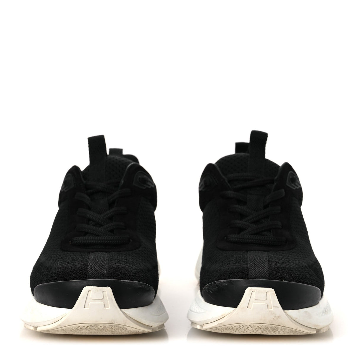 Technical Knit Suede Heros Sneakers 40 Black wholesalehk.shop