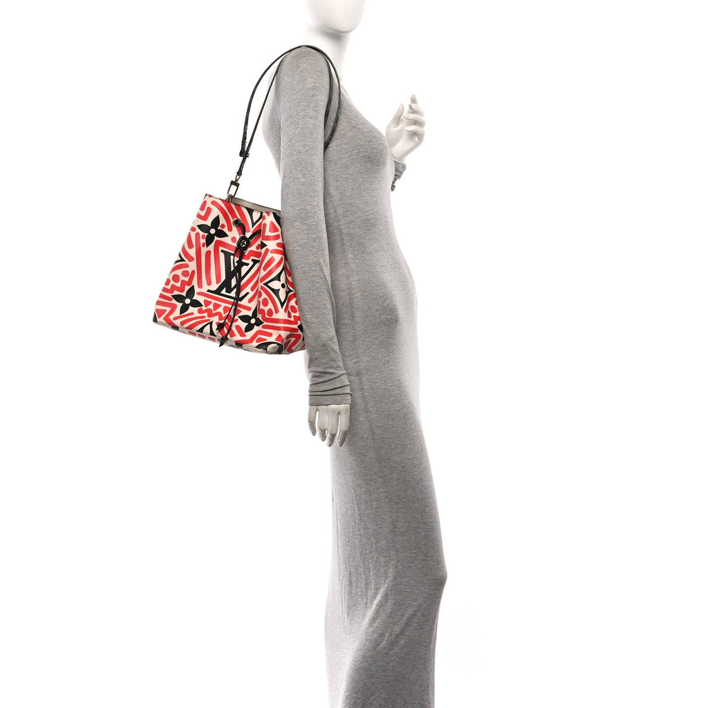 Monogram Giant Crafty NeoNoe MM Creme Rouge Black £¨ Direct shipment via from wholesalehk.shop