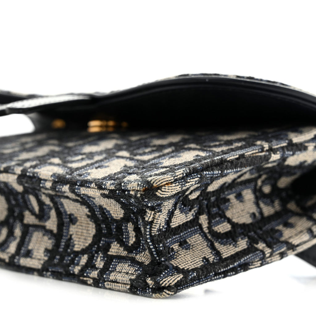 Oblique Saddle Belt Bag Blue wholesalehk.shop