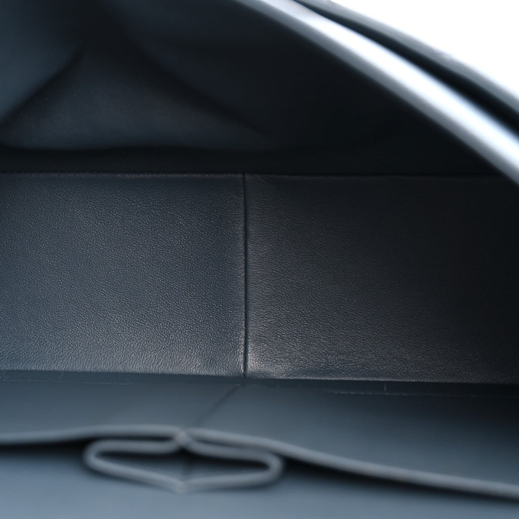 Washed Caviar Quilted Jumbo Double Flap Dark Grey wholesalehk.shop