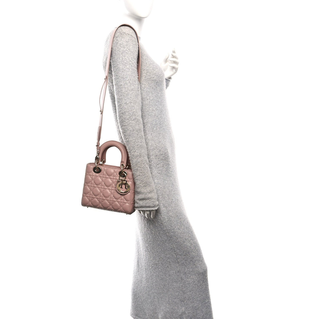 Lambskin Cannage Small My ABCDior Lady Dior Fard wholesalehk.shop