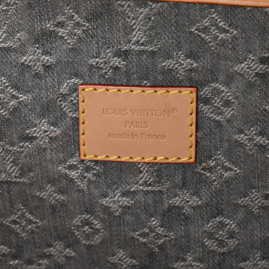 Denim Monogram Studded Keepall Bandouliere 45 Cloudy Grey wholesalehk.shop