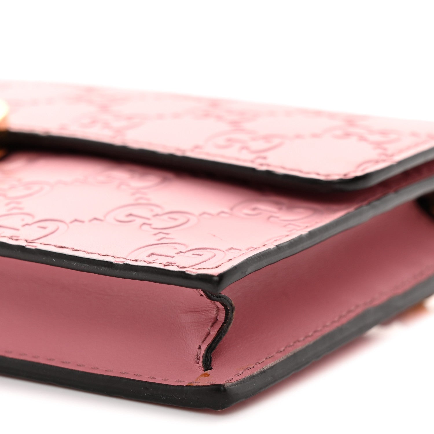 Guccissima Icon Chain Wallet Carmine Rose £¨ Direct shipment via from wholesalehk.shop