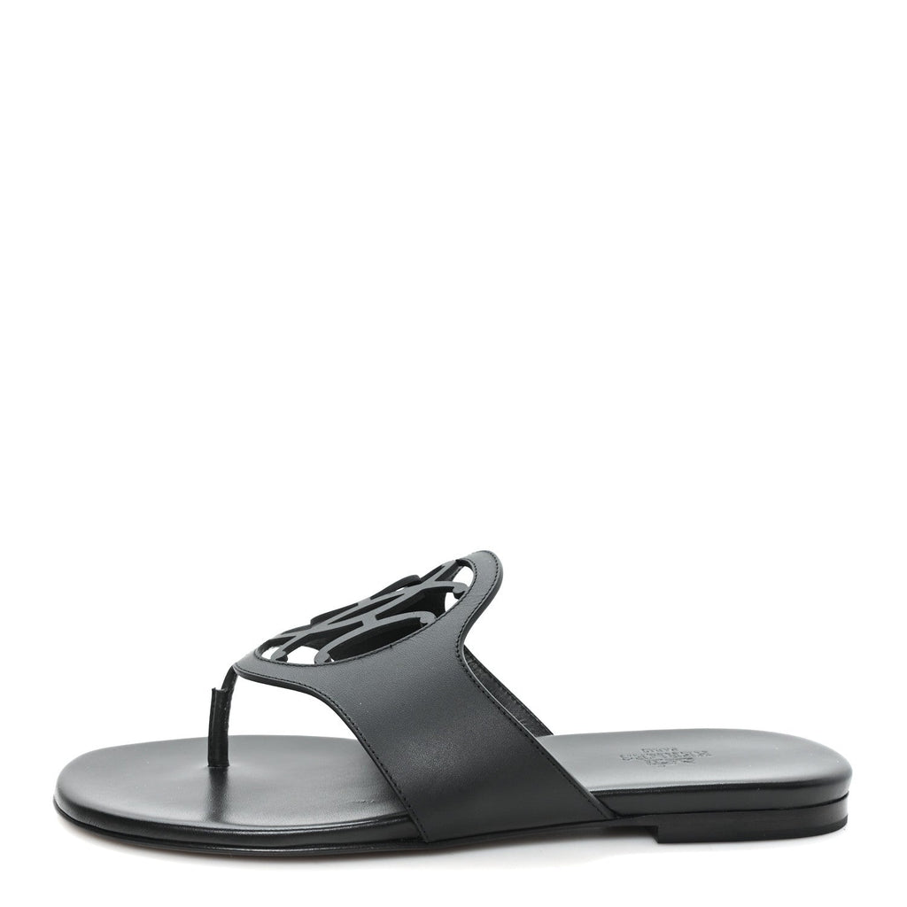 Calfskin Womens Mage Sandals 39 Black wholesalehk.shop