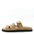 Suede Goatskin Womens Chypre Sandals 39 Beige Lin wholesalehk.shop