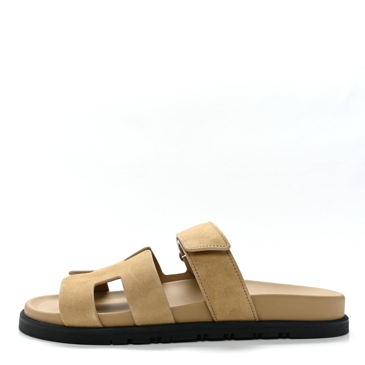 Suede Goatskin Womens Chypre Sandals 39 Beige Lin wholesalehk.shop