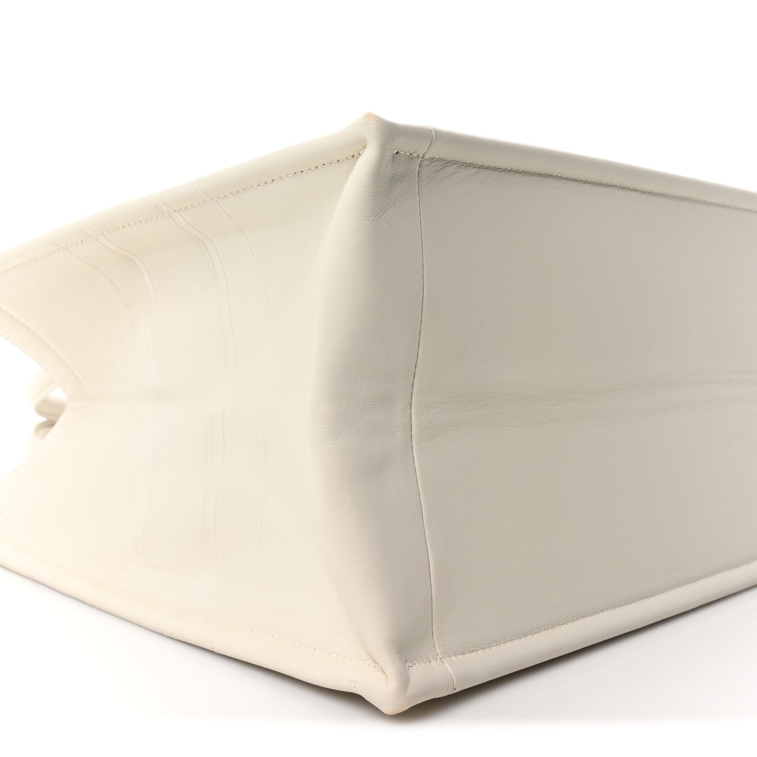 Calfskin Embossed Medium Book Tote Ivory Tote Ivory £¨ Direct shipment via from wholesalehk.shop