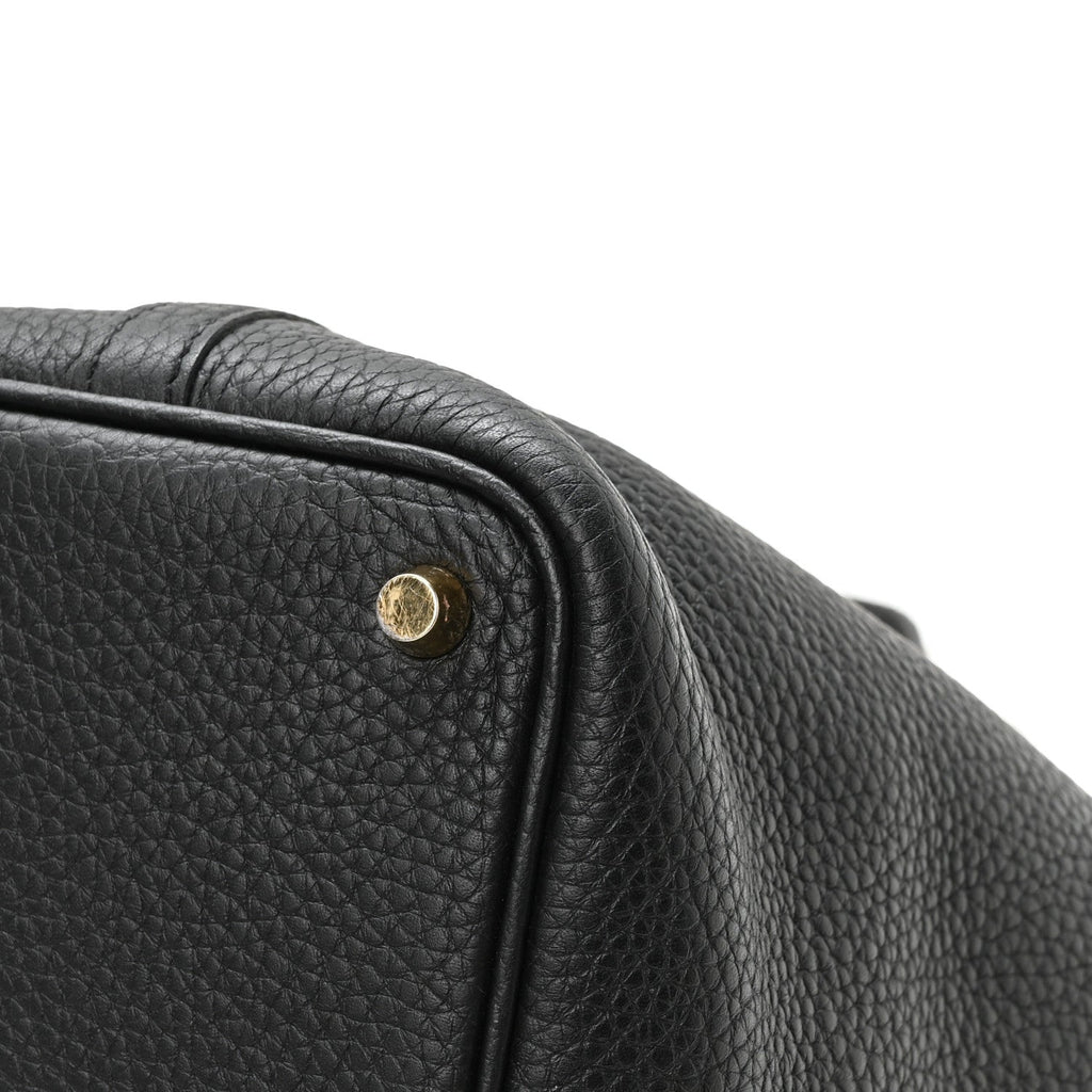 Taurillon Clemence Picotin Lock 18 PM Black £¨ Direct shipment via from wholesalehk.shop