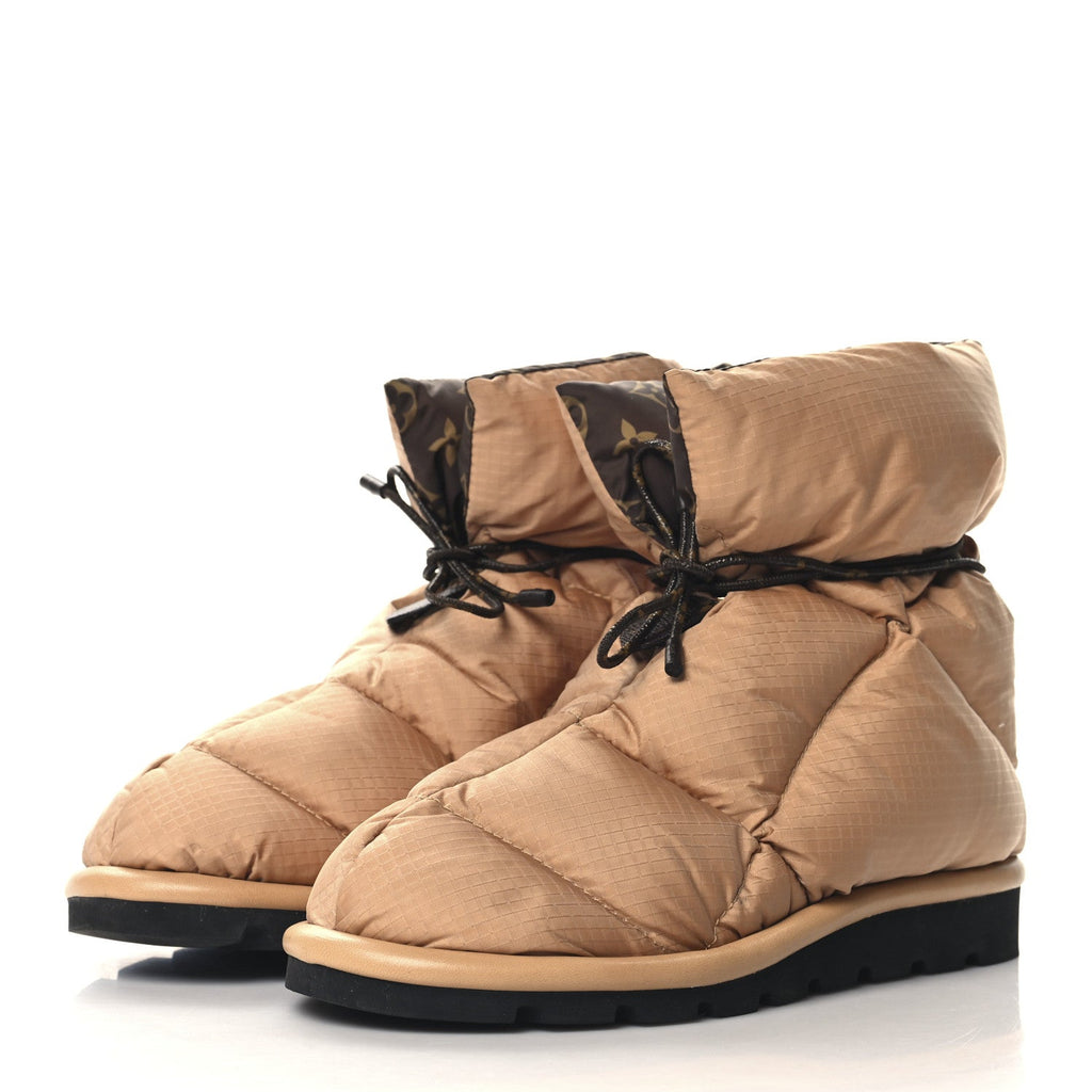 Nylon Monogram Pillow Comfort Ankle Boot 39 Beige £¨ Direct shipment via from wholesalehk.shop
