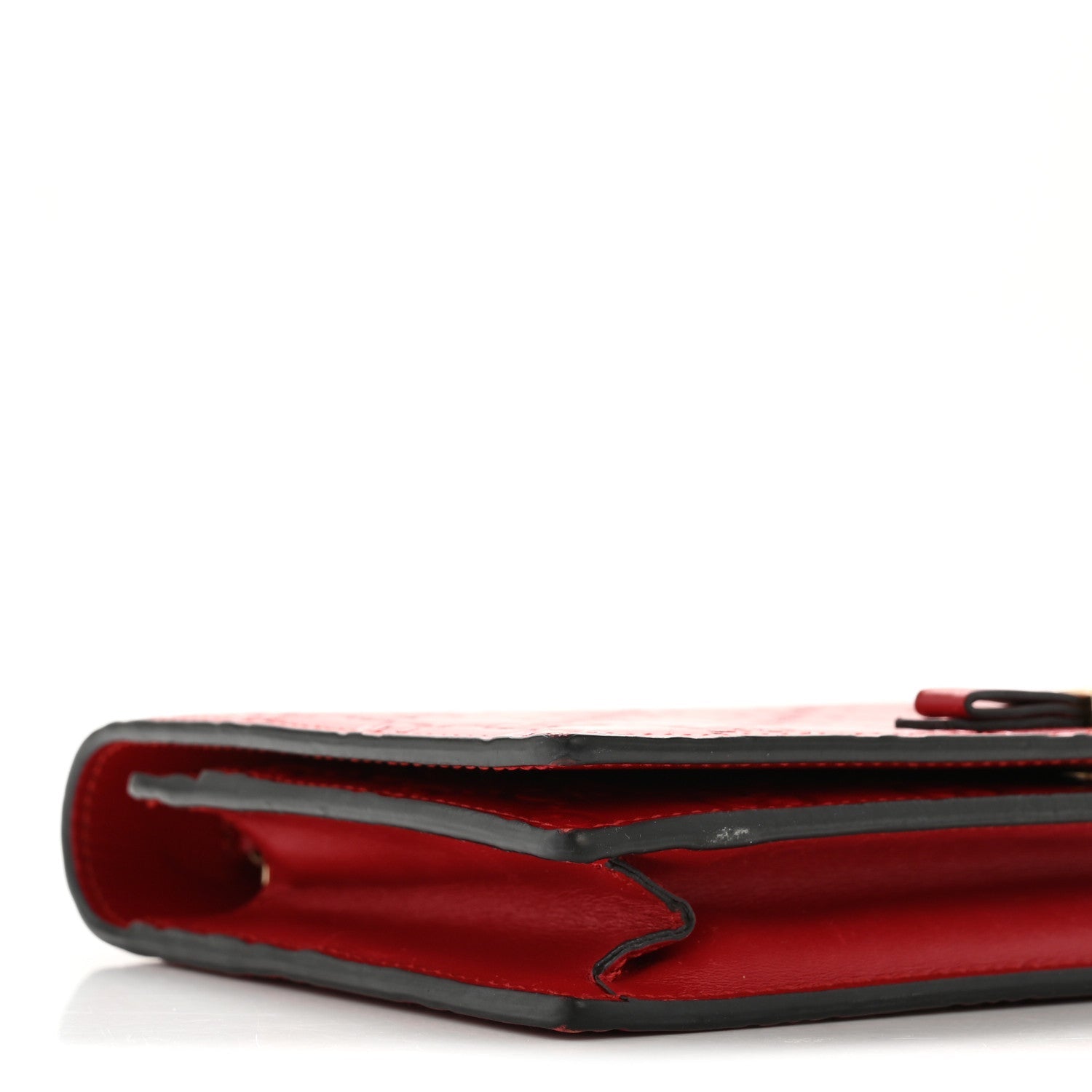 Guccissima Signature Bowy Chain Wallet Hibiscus Red £¨ Direct shipment via from wholesalehk.shop