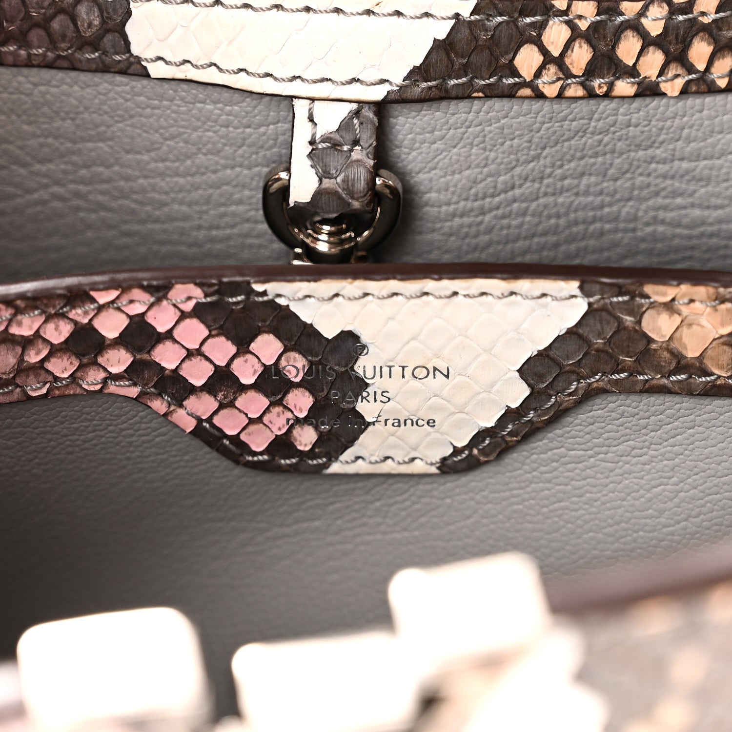 Snakeskin Capucines BB Naturel Multicolor £¨ Direct shipment via from wholesalehk.shop