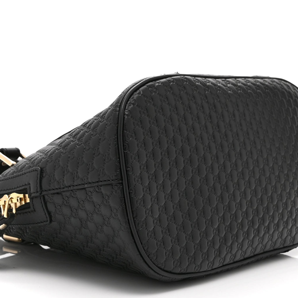 Microguccissima Medium Dome Bag Black £¨ Direct shipment via from wholesalehk.shop