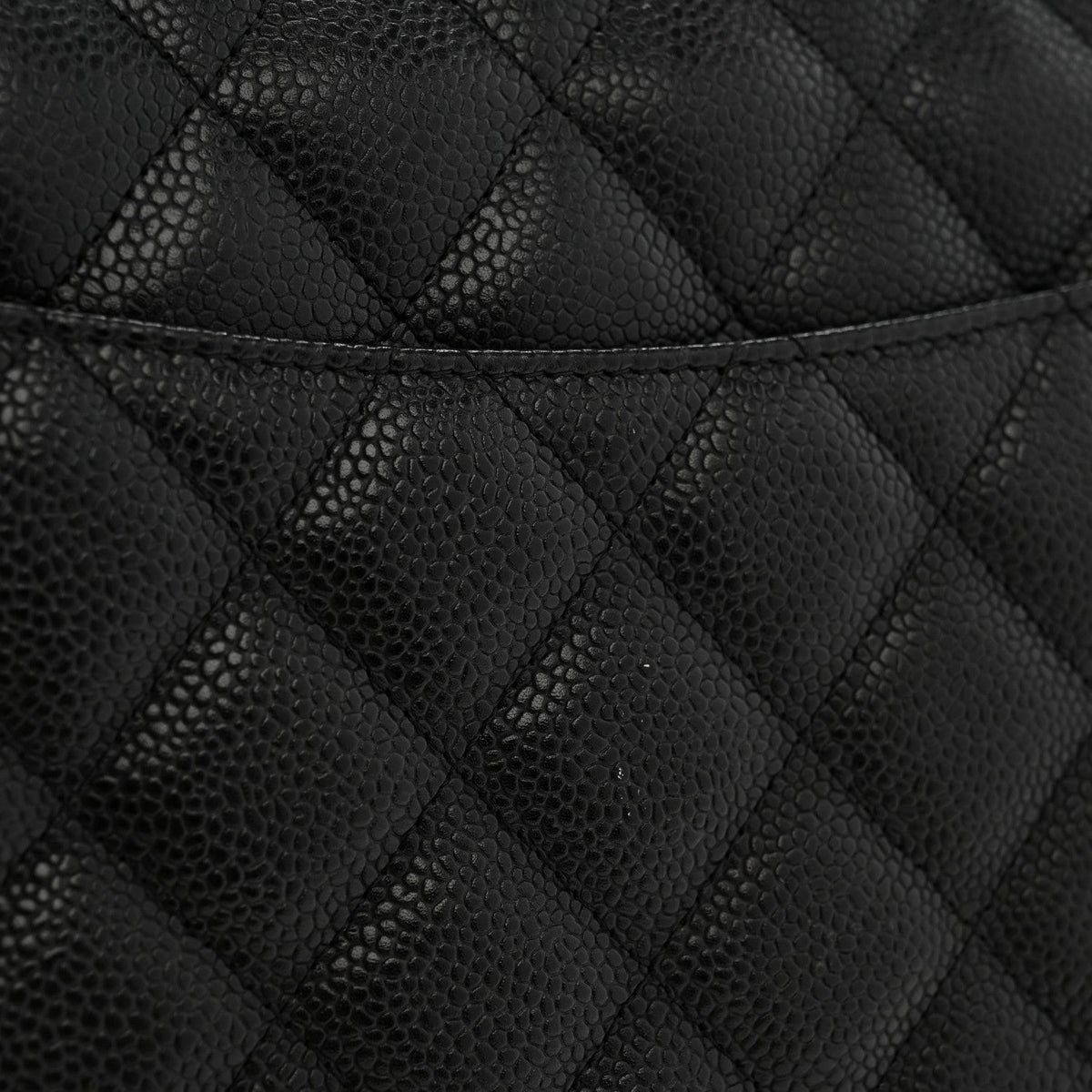 Caviar Quilted Jumbo Double Flap Black wholesalehk.shop