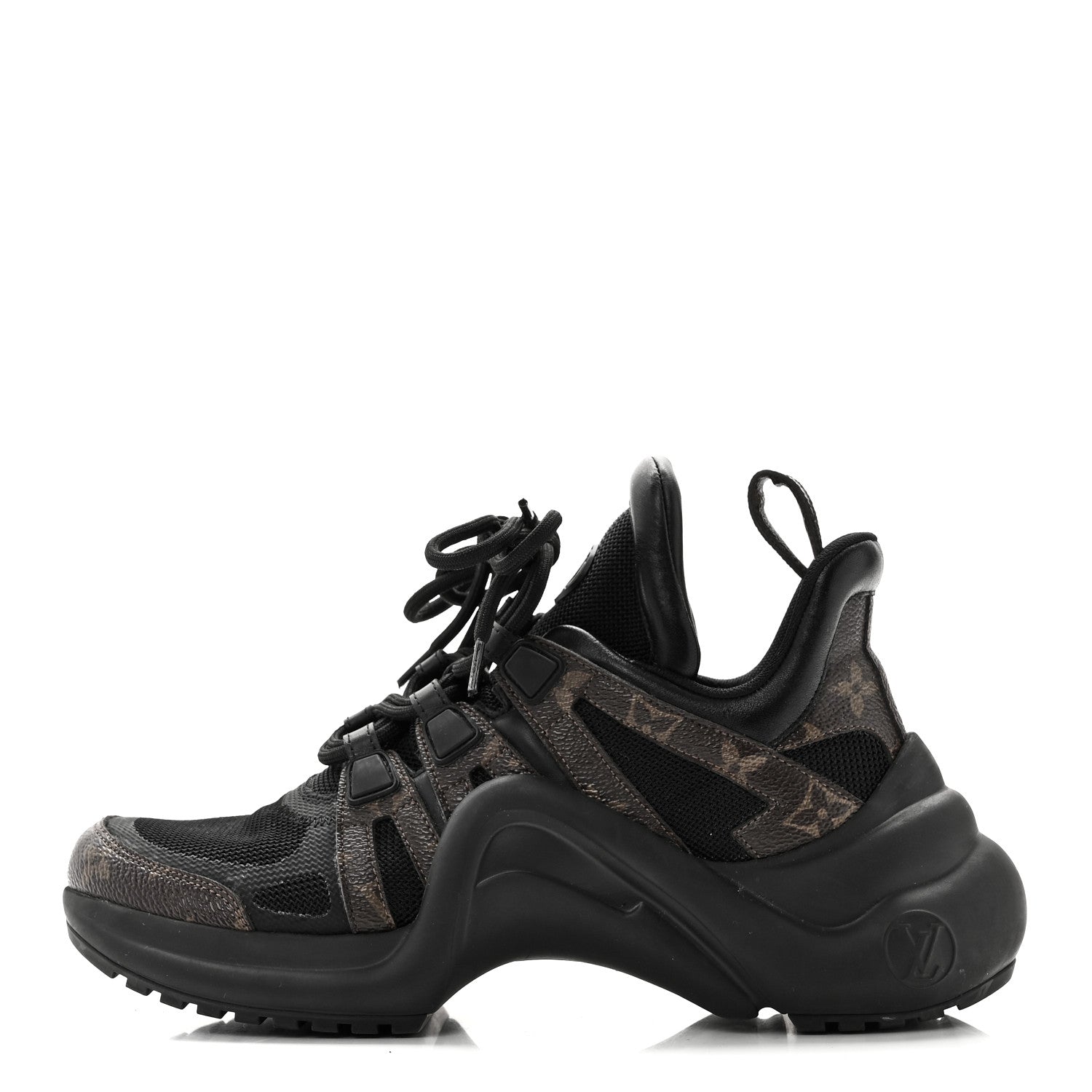 Calfskin Patent Monogram LV Archlight Sneakers 38 Black £¨ Direct shipment via from wholesalehk.shop