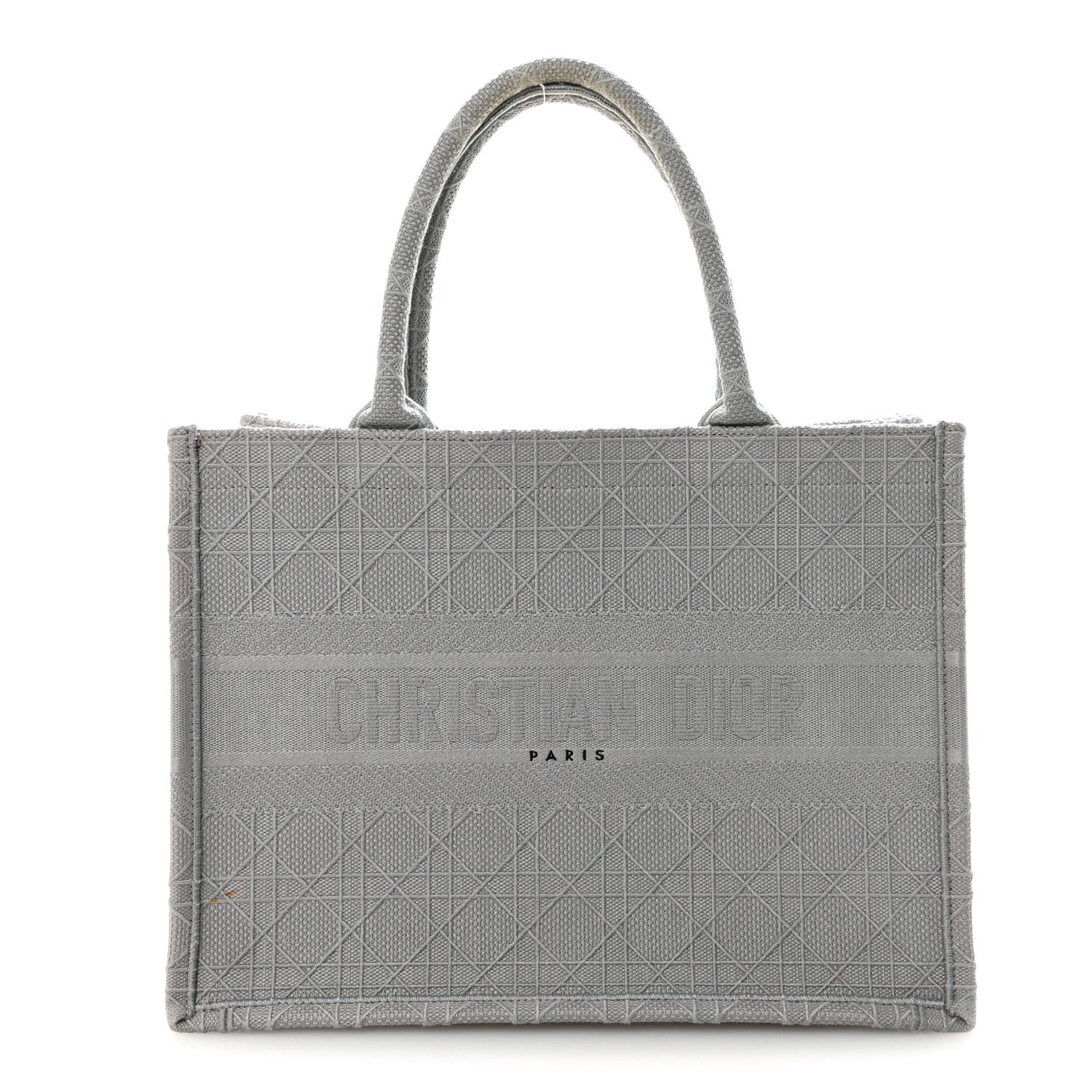 Canvas Embroidered Cannage Medium Book Tote Stone £¨ Direct shipment via from wholesalehk.shop